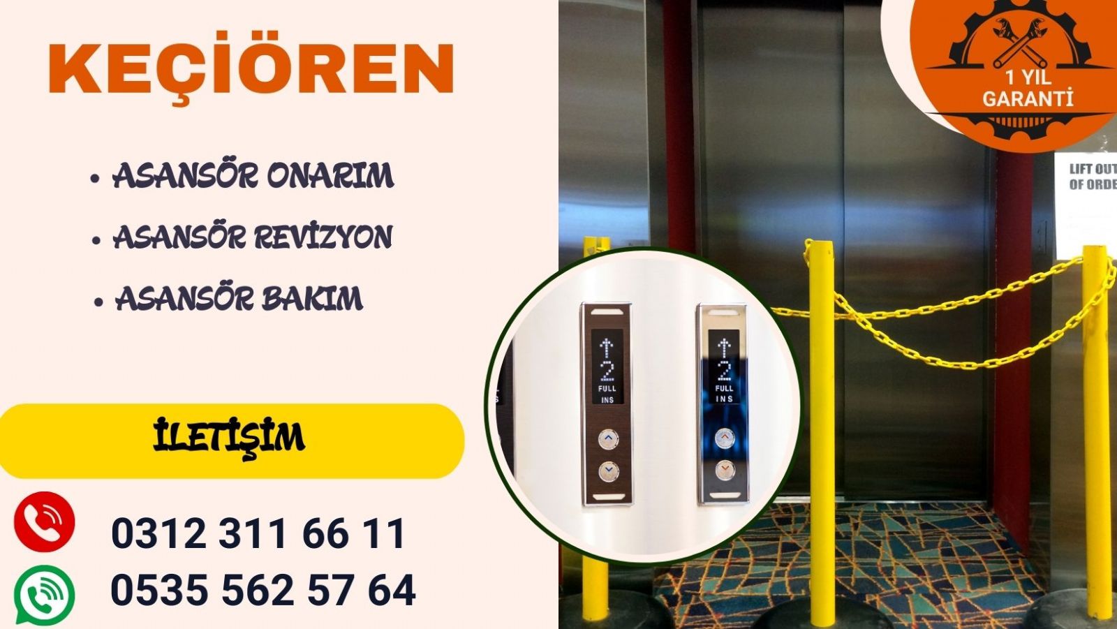 KEÇİÖREN ASANSOR FİRMALARI